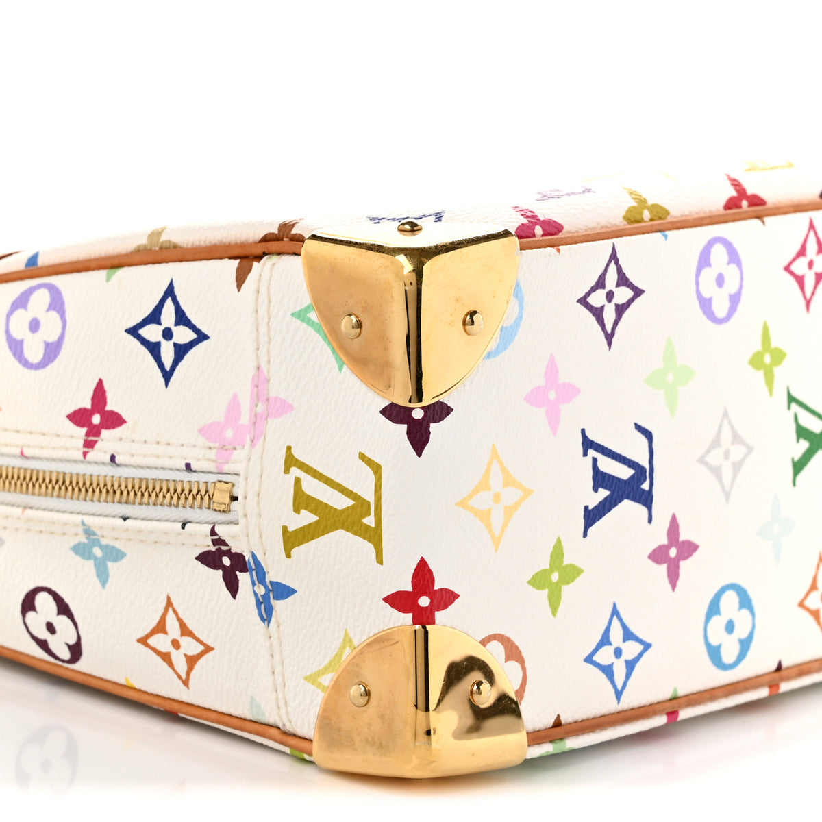 Monogram Multicolor Trouville White
