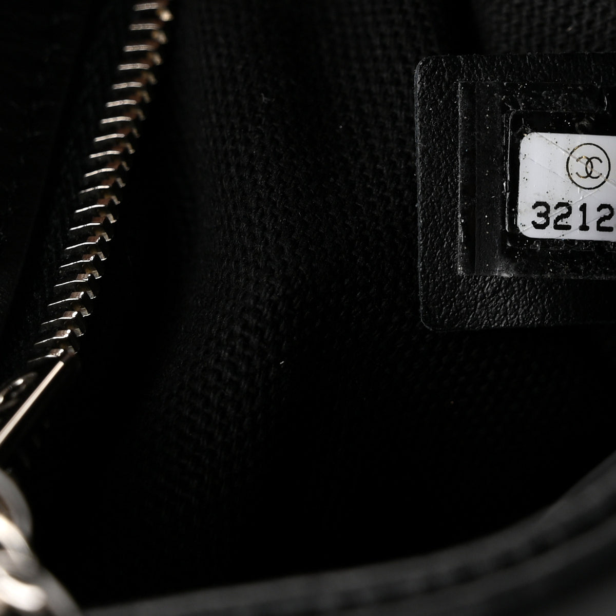Lambskin Quilted Uniform Crossbody Bag Black