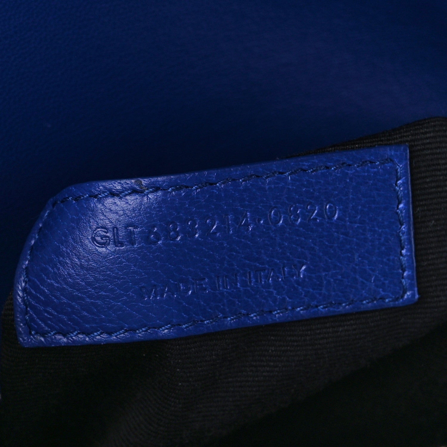 Saint Laurent Smooth Calfskin Carre Satchel Royal Blue 7 of 15