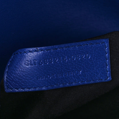 Saint Laurent Smooth Calfskin Carre Satchel Royal Blue 7 of 15