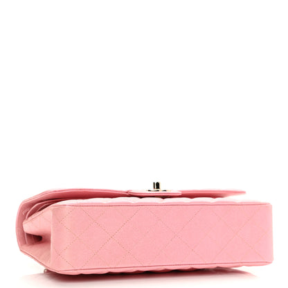 Chanel Iridescent Caviar Quilted Medium Double Flap Light Pink 3 of 6