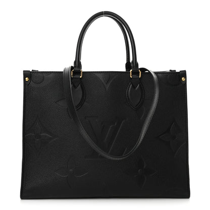 Louis Vuitton Empreinte Monogram Giant OnTheGo MM Black 1 of 10