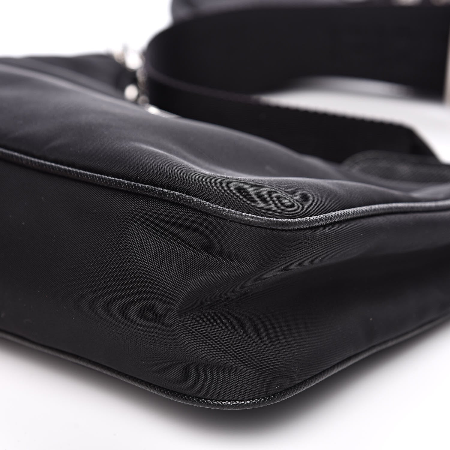 Prada Nylon Re-Edition 2005 Shoulder Bag Black 7 of 10