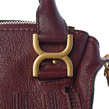 Chloe Calfskin Medium Marcie Satchel Dark Velvet 11 of 13