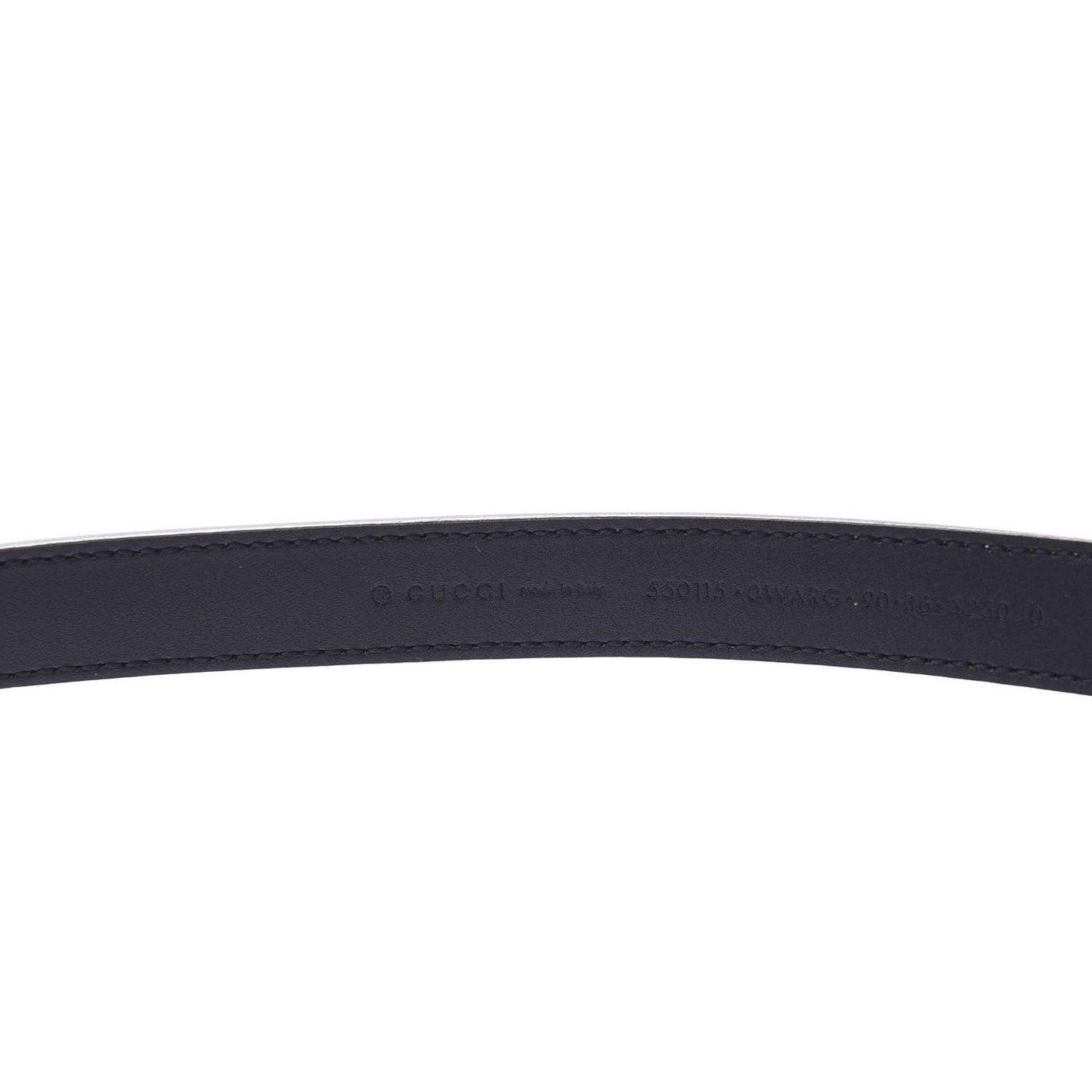 Calfskin 20mm Torchon Double G Sylvie Belt 90 36 Off White Blue Red