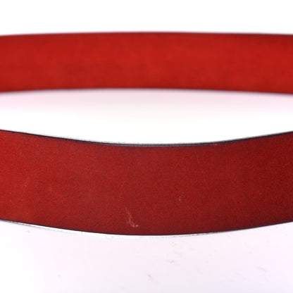 Gucci Nubuck Interlocking G Belt 90 36 Red 5 of 7