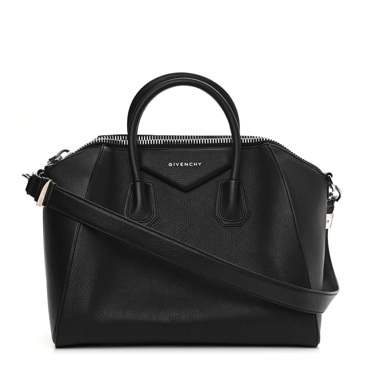 Givenchy Sugar Goatskin Medium Antigona Black 1 of 11