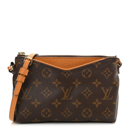 Louis Vuitton Monogram Pallas Clutch Saffron 1 of 10