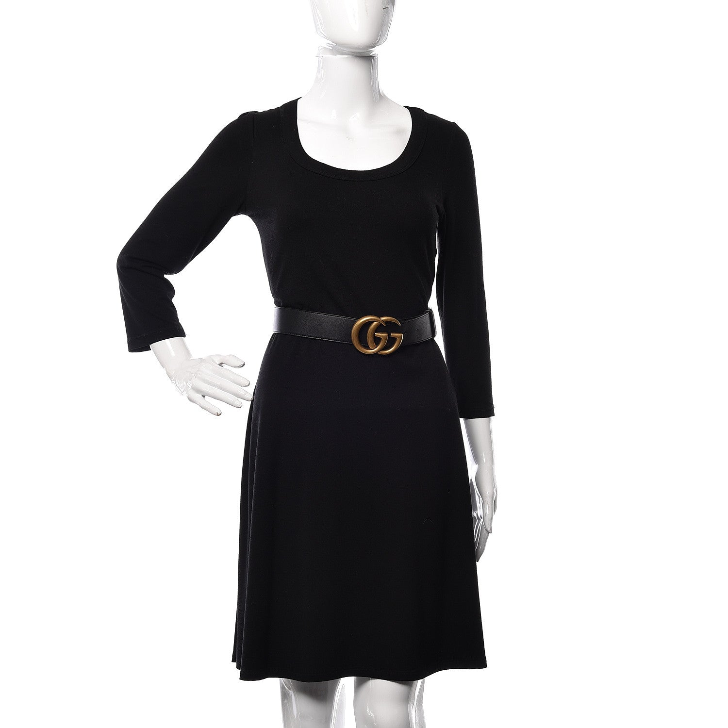 Gucci Calfskin Double G 40mm Belt 90 36 Black 2 of 7