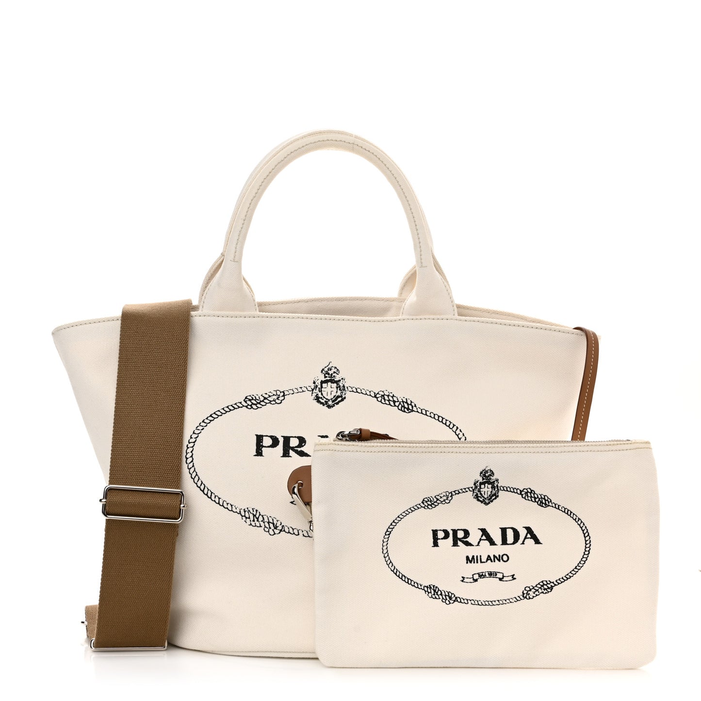 Canapa Logo Bucket Tote White