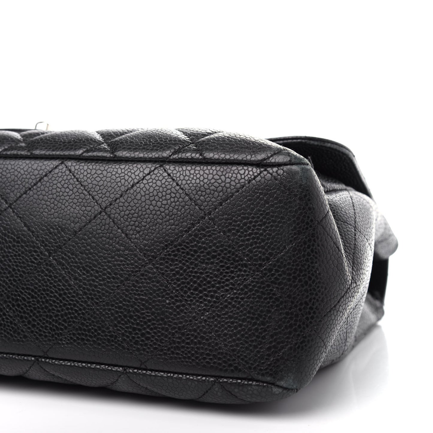 Caviar Quilted Jumbo Single Flap Black