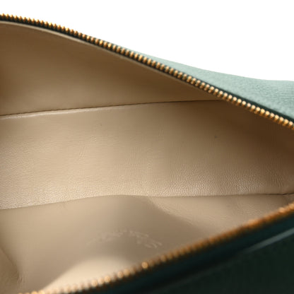 Loro Piana Grained Calfskin L19 Extra Pocket Pouch Forest Leaves 5 of 9