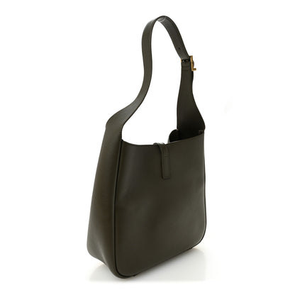 Saint Laurent Smooth Calfskin Small Le 5 A 7 Soft Hobo Light Musk 3 of 11