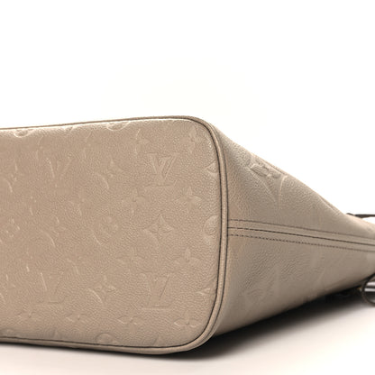 Louis Vuitton Empreinte Monogram Giant Neverfull MM Tourterelle 10 of 10
