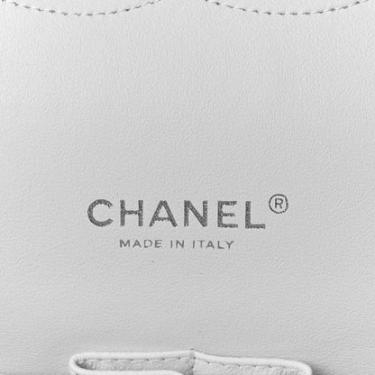 Chanel Caviar Quilted Maxi Double Flap White 6 of 9