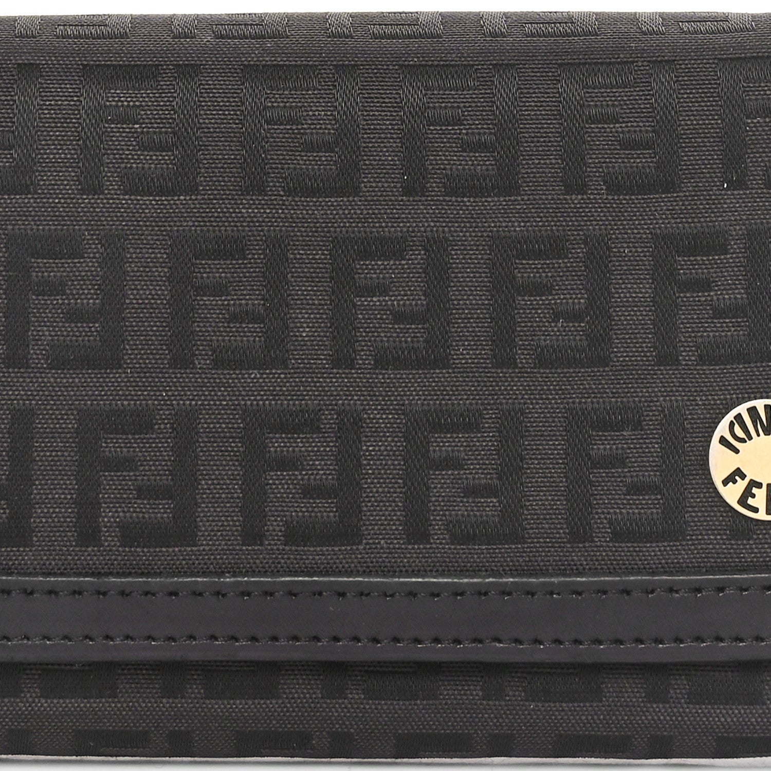 Fendi Zucchino Flap Wallet Tobacco 10 of 12