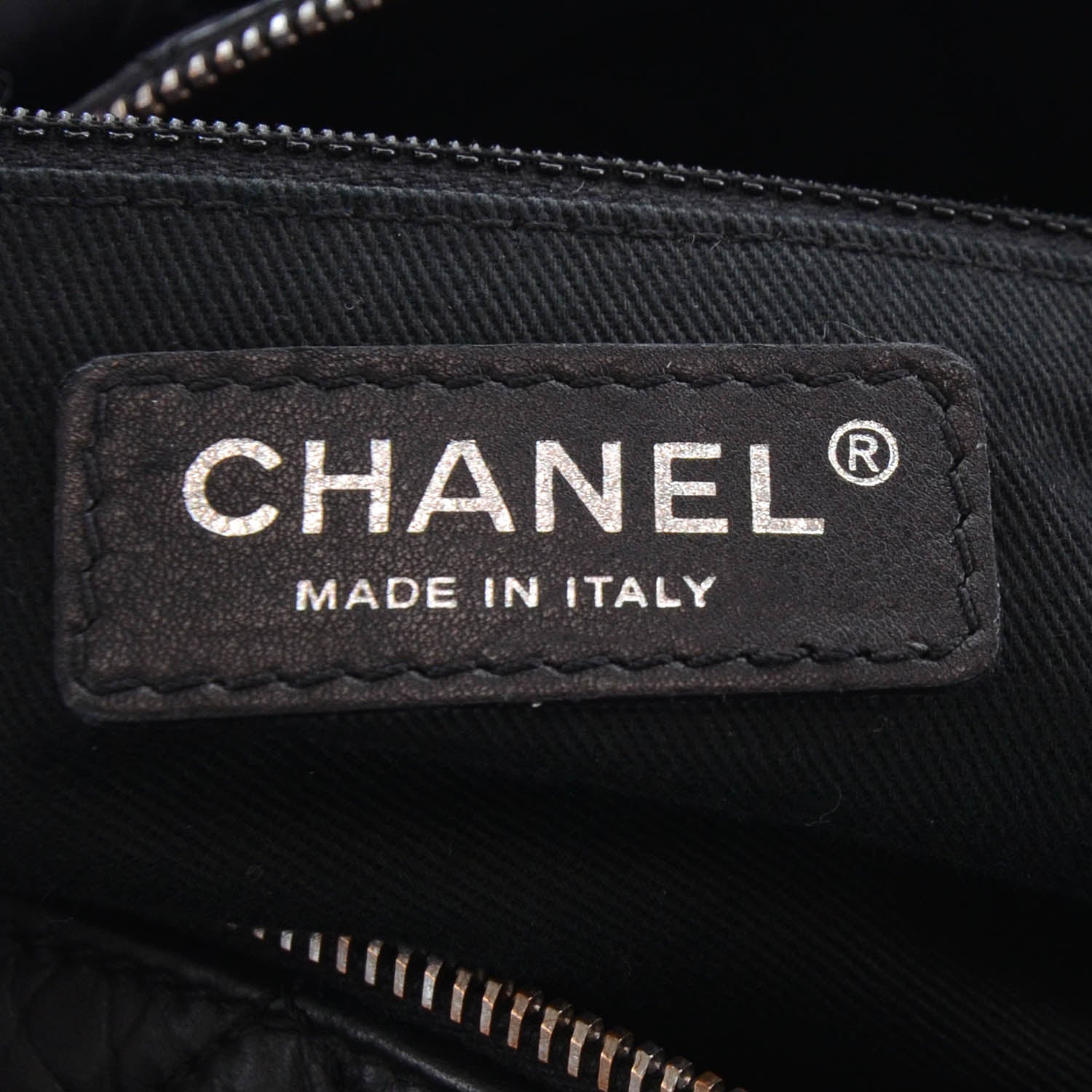 Chanel Distressed Lambskin Lady Braid Small Tote Black 5 of 9