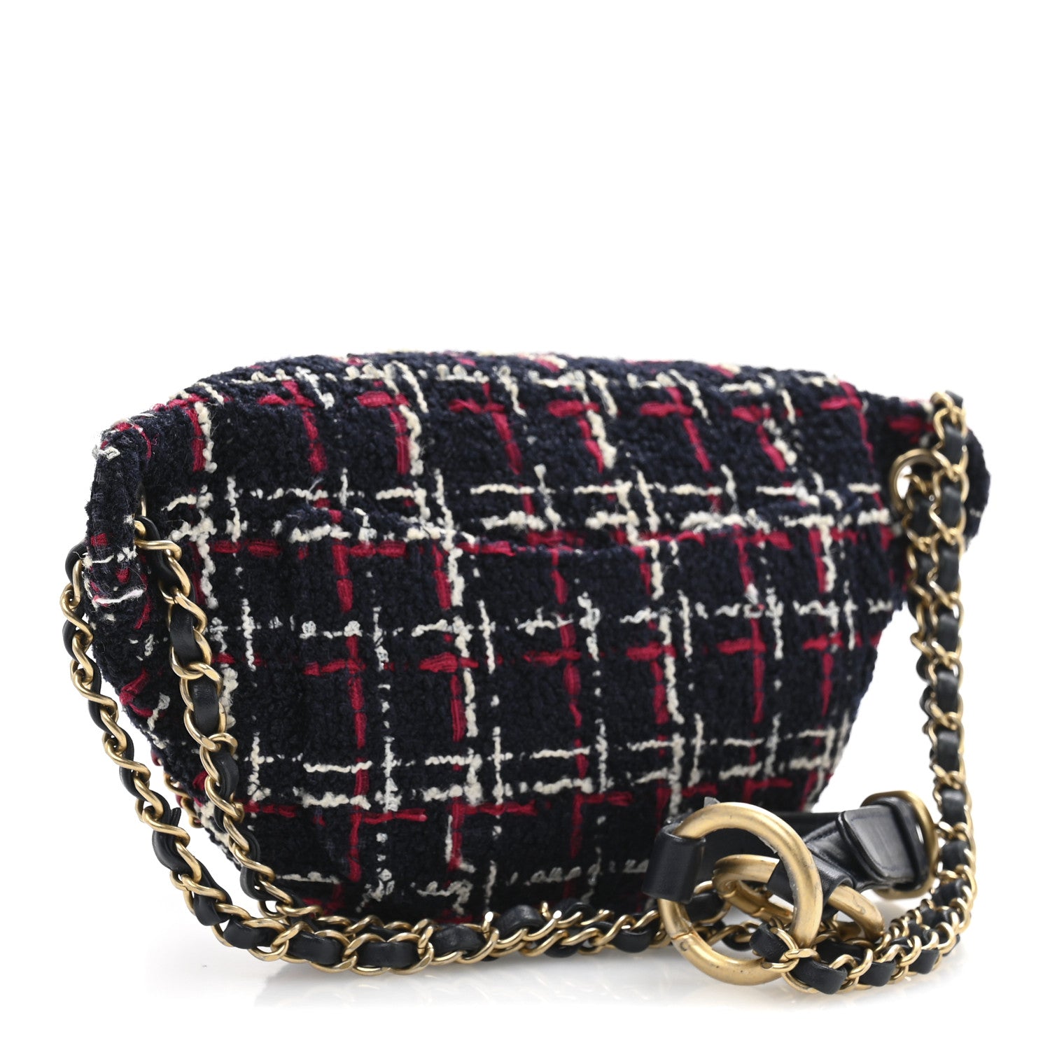 Chanel Tweed Quilted Chain 20s Signe Waist Bag Multicolor 3 of 13