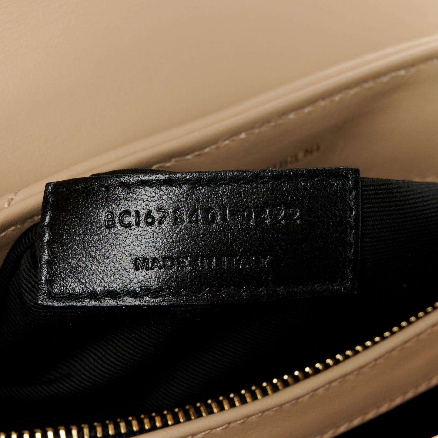 Calfskin Y Quilted Monogram Toy Loulou Crossbody Bag Dark Beige