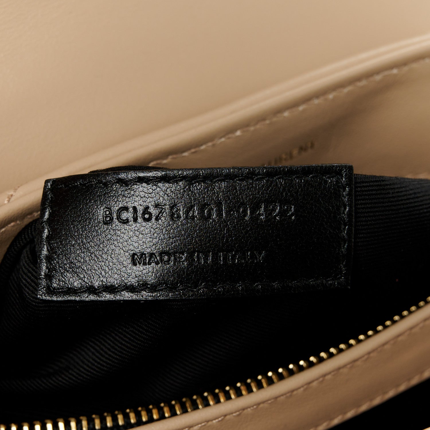 Saint Laurent Calfskin Y Quilted Monogram Toy Loulou Crossbody Bag Dark Beige 8 of 11