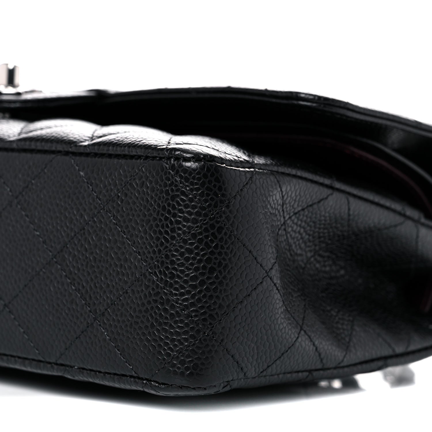 Chanel Caviar Quilted Medium Double Flap Black 9 of 13
