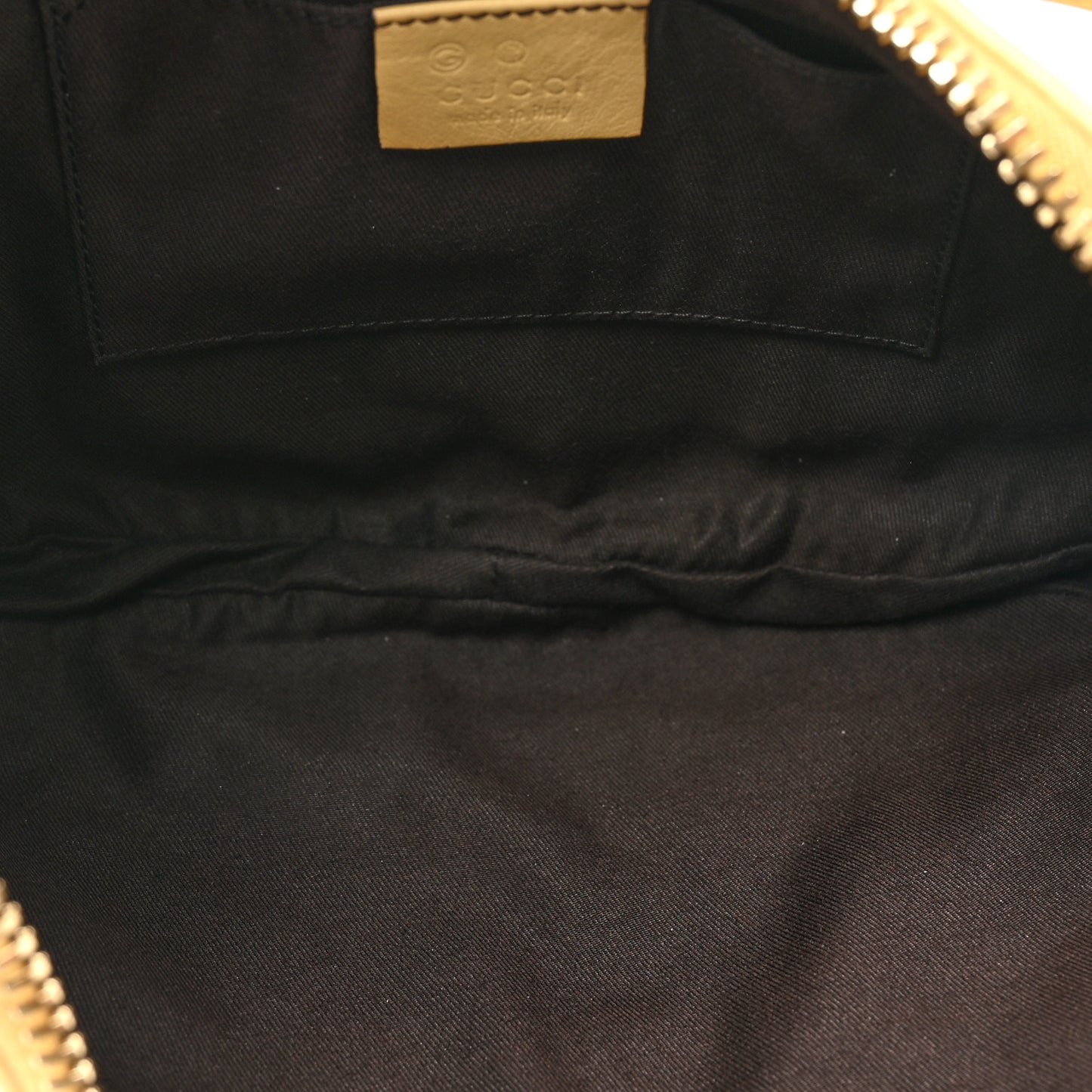 Guccissima Half Moon Hobo Yellow