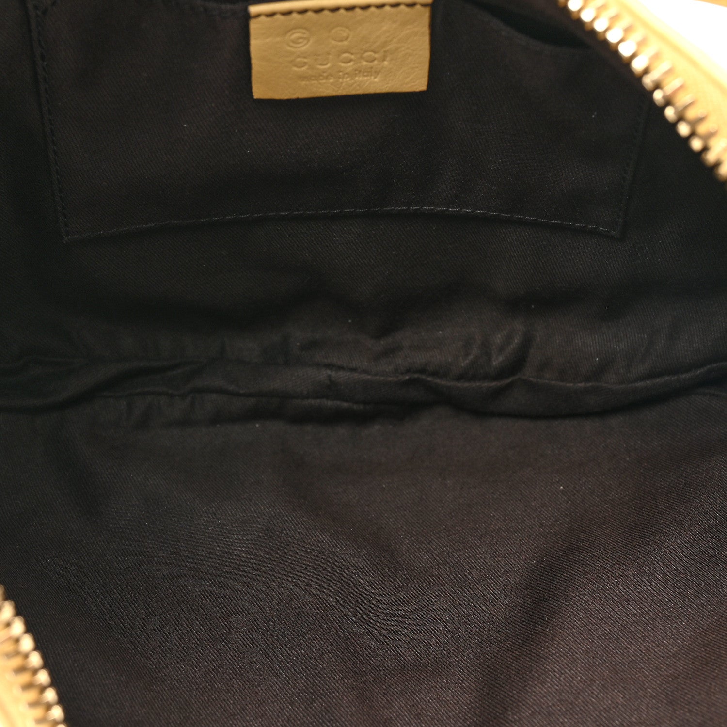 Gucci Guccissima Half Moon Hobo Yellow 5 of 14