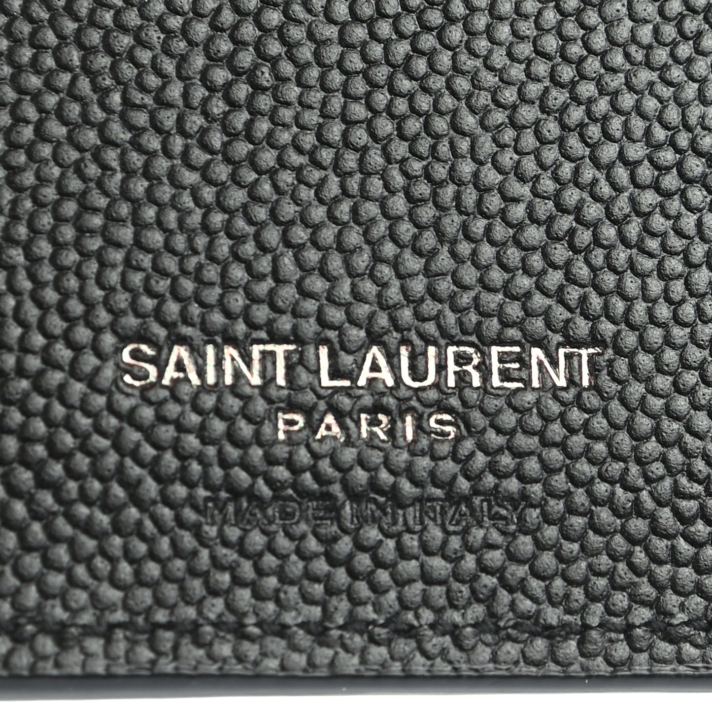 Grain De Poudre Tiny Monogram Continental Wallet Black