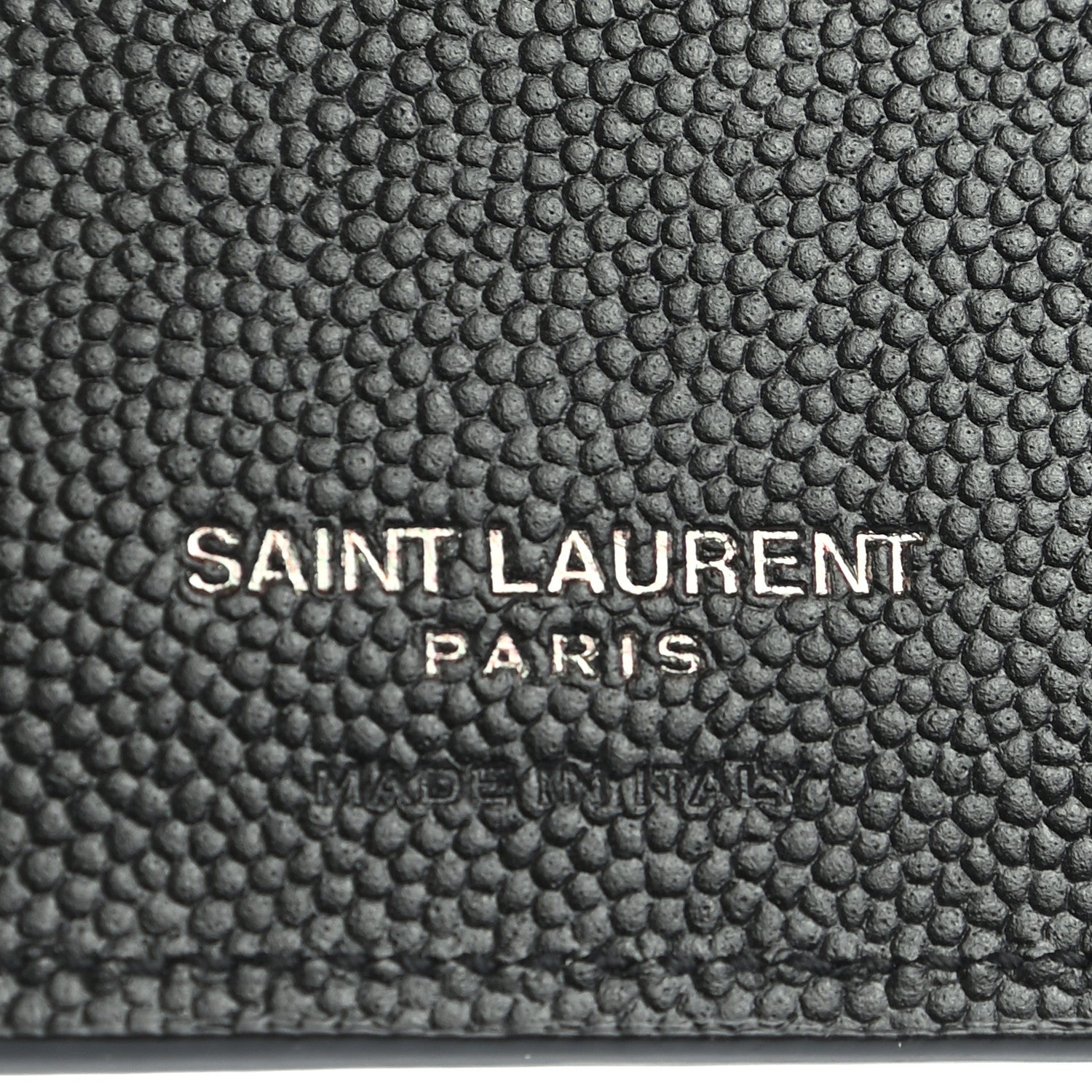 Saint Laurent Grain De Poudre Tiny Monogram Continental Wallet Black 6 of 7