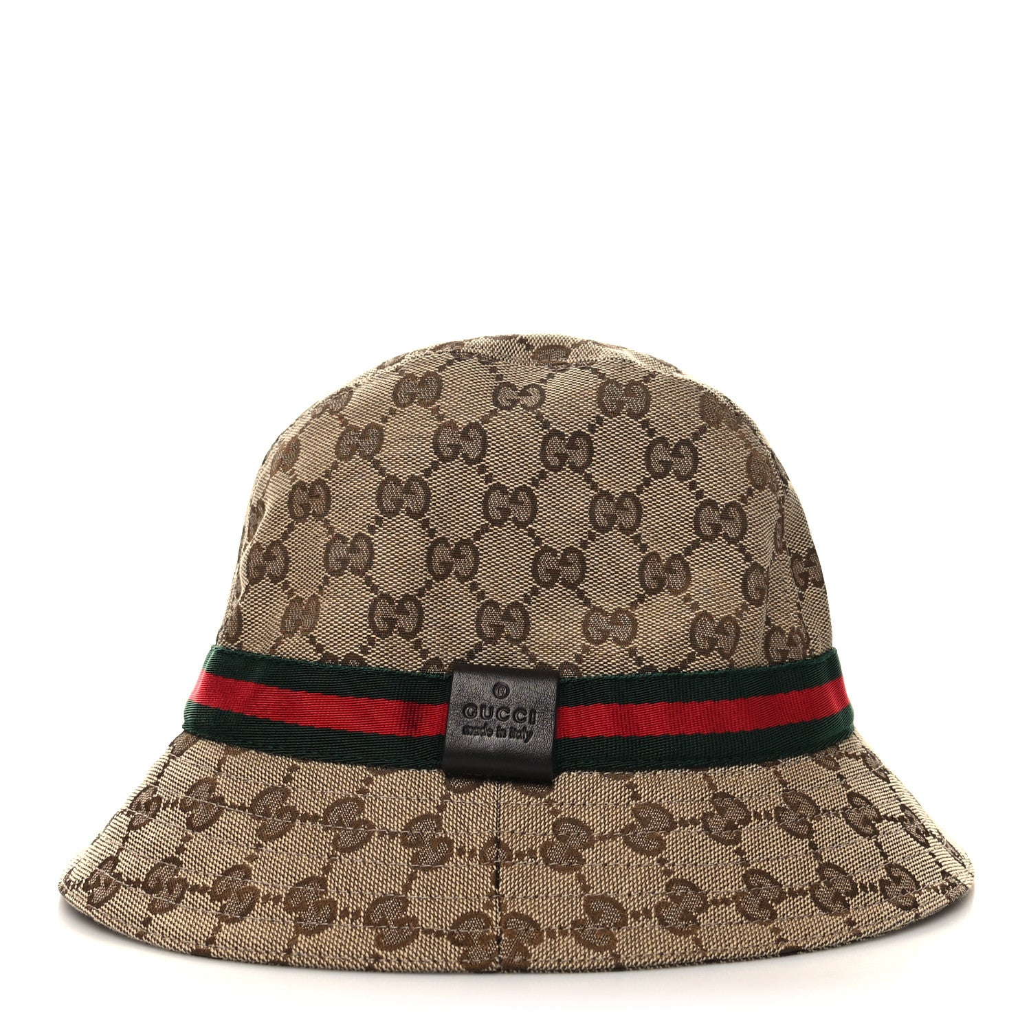Gucci Monogram Web Bucket Hat XS Brown 6 of 8