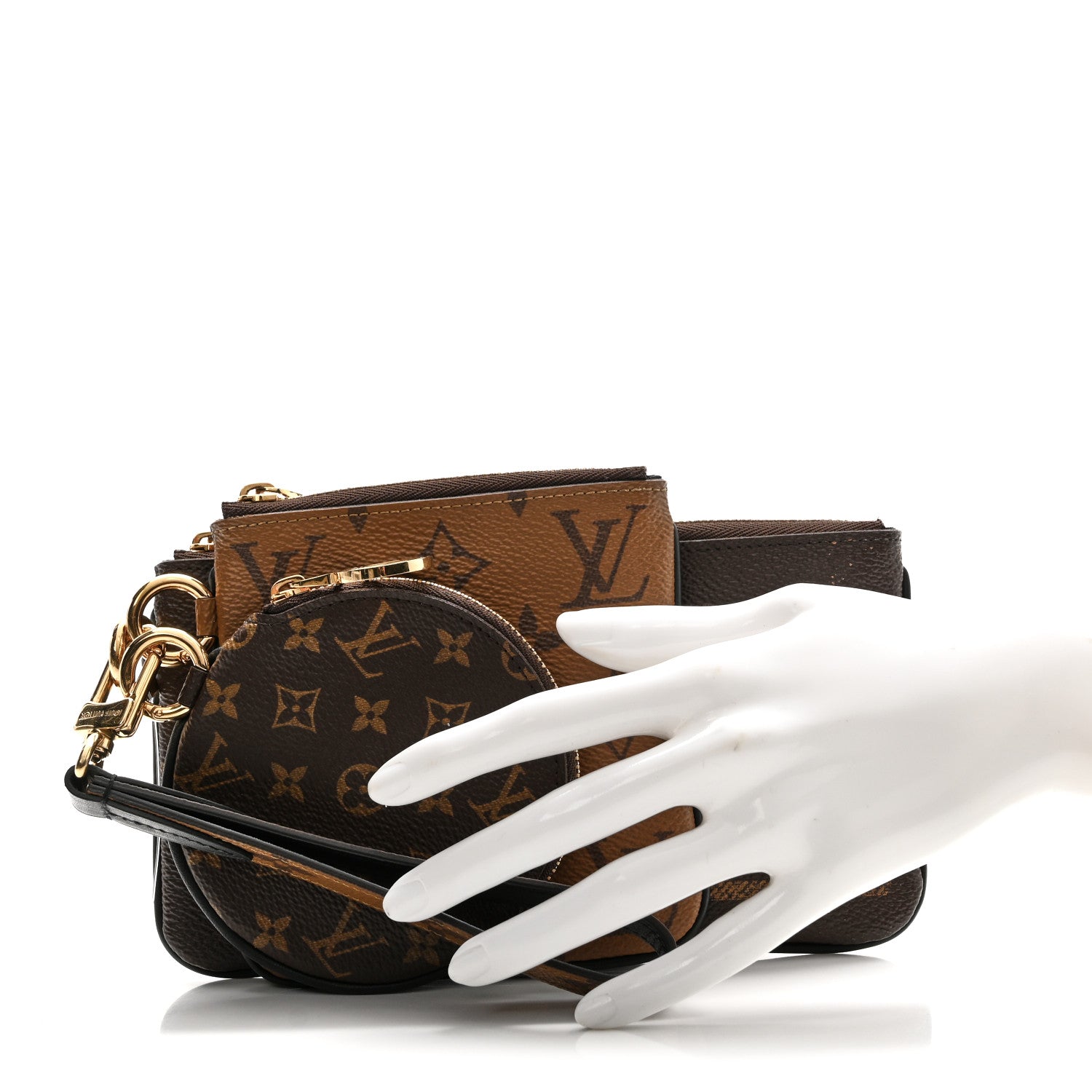 Louis Vuitton Reverse Monogram Giant Trio Pouch 2 of 10