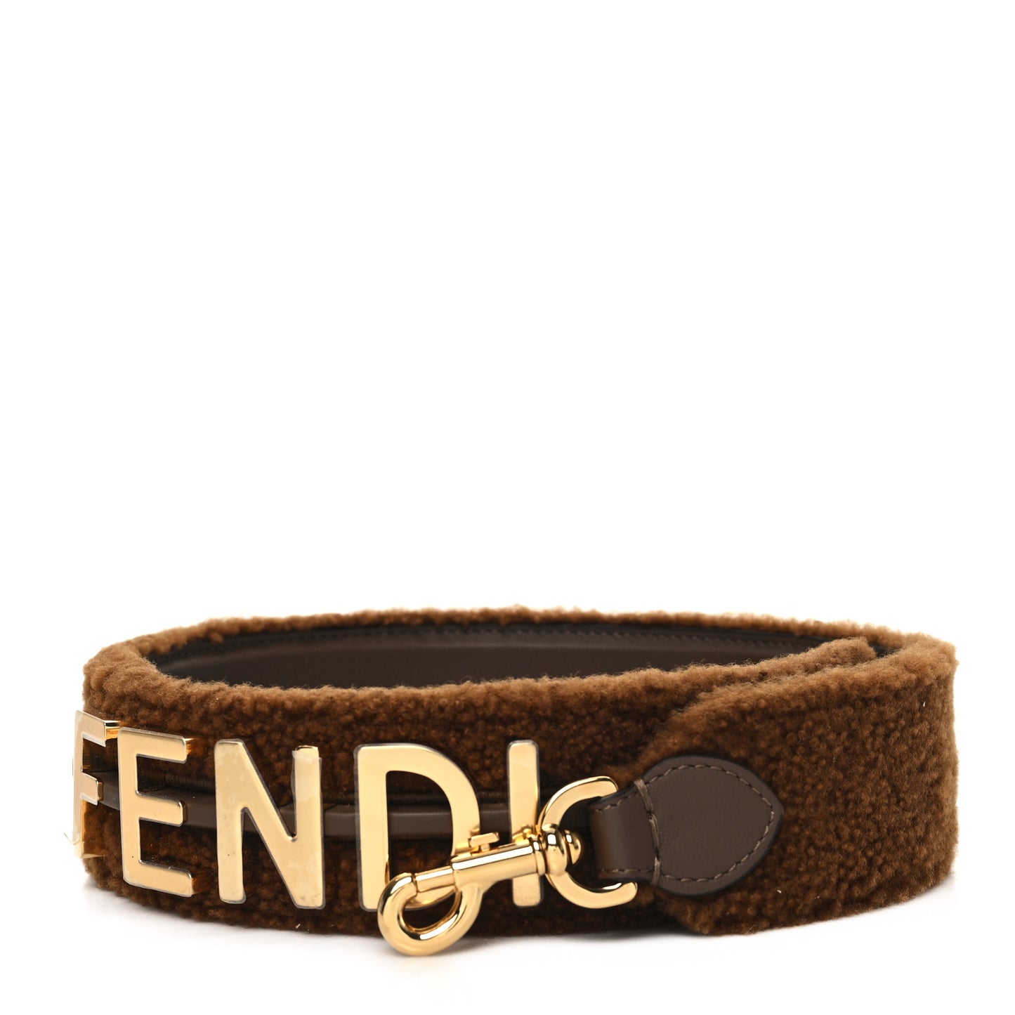 Shearling Vitello King Fendigraphy Strap You Foresta