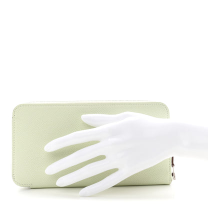 Hermes Epsom Silk'In Wallet Vert Fizz 2 of 7