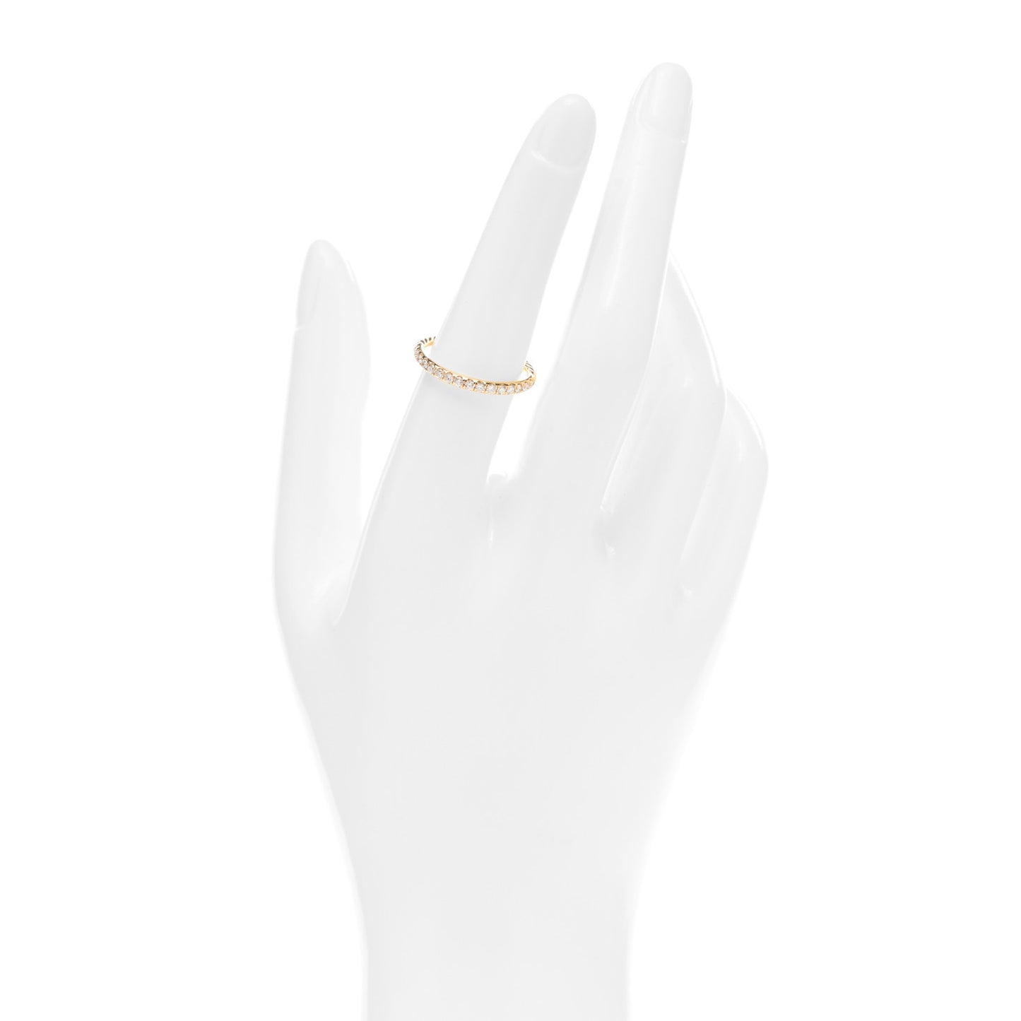 18K Yellow Gold Diamond 1.8mm Eden Partway Wedding Band Ring 54 7