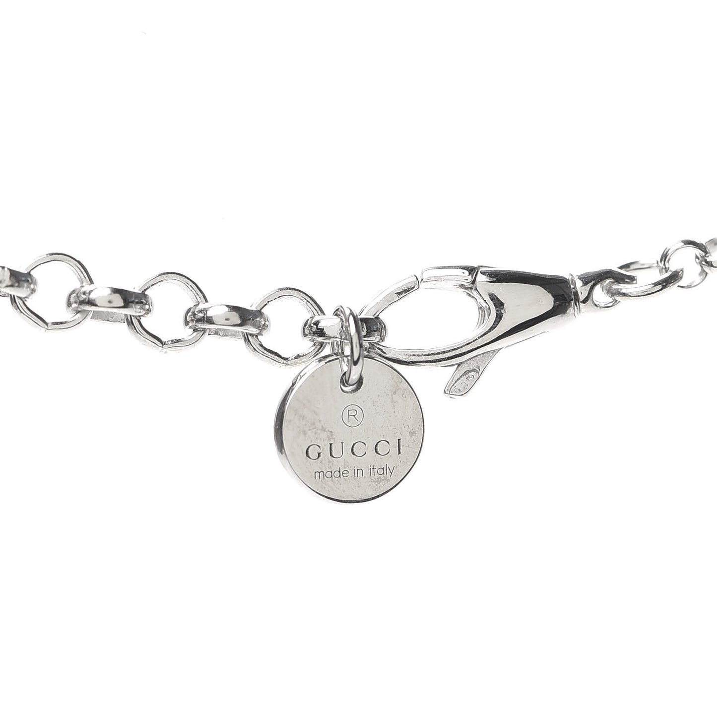 Sterling Silver Interlocking G Pendant Necklace