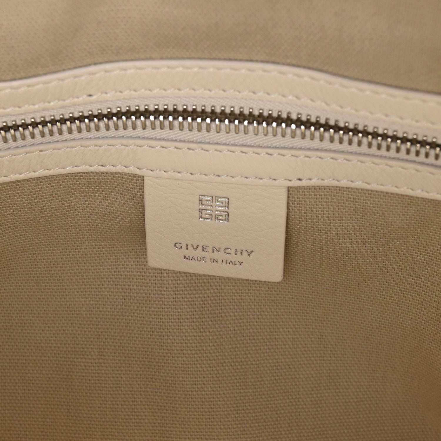 Givenchy Calfskin Medium Voyou Bag Ivory 6 of 10