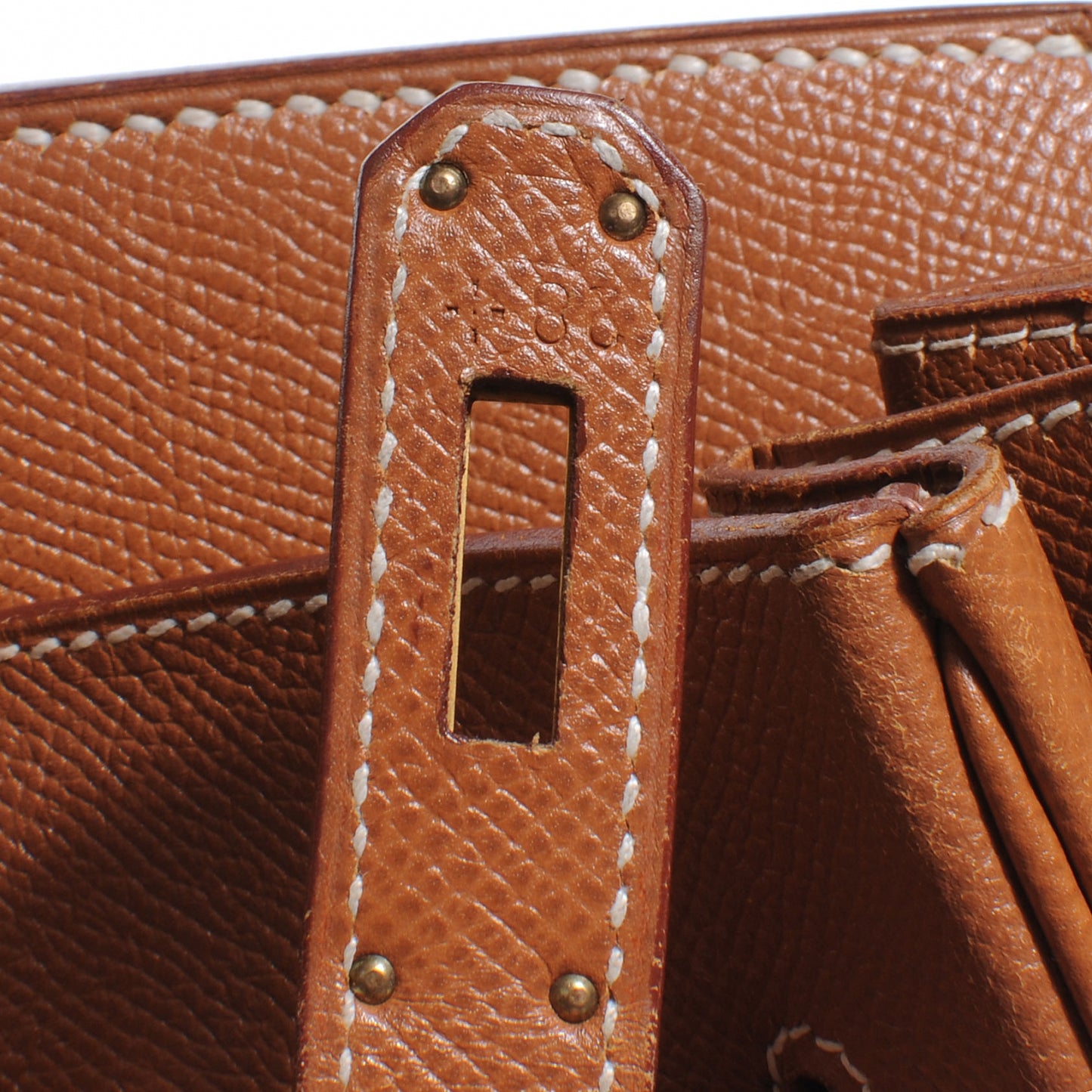 Epsom Birkin 35 Gold