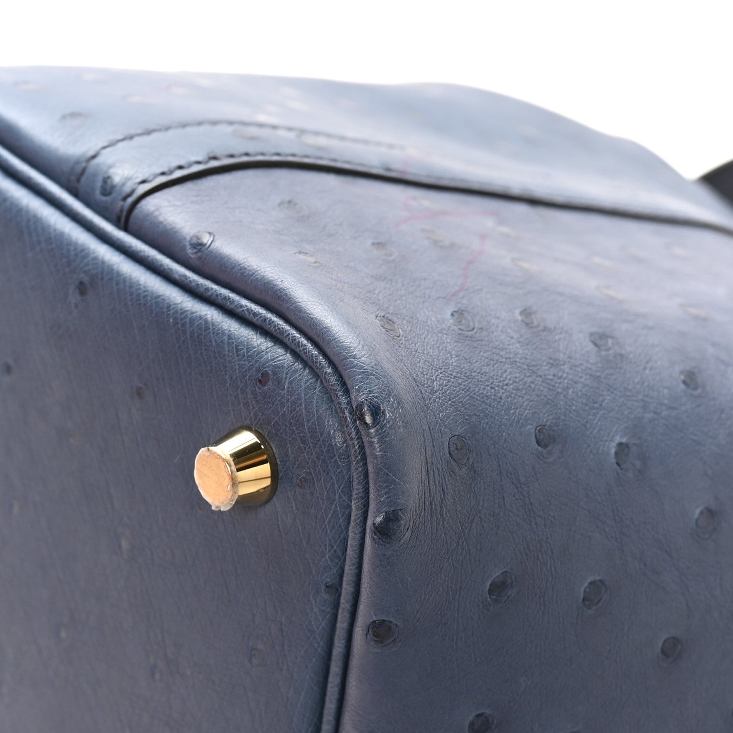 Hermes Ostrich Picotin Lock 18 Bleu Roi 13 of 14