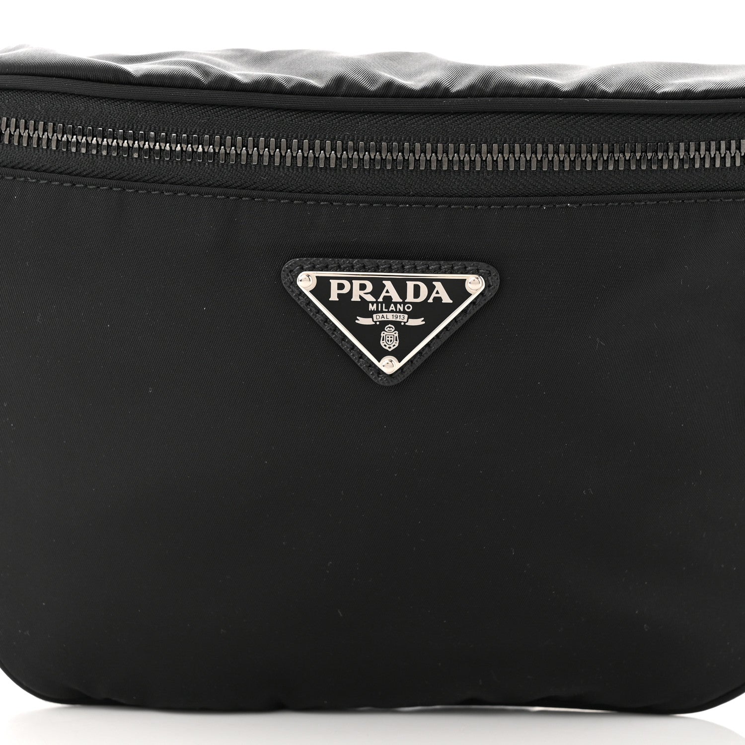 Prada Re-Nylon Saffiano Belt Bag Black 8 of 10
