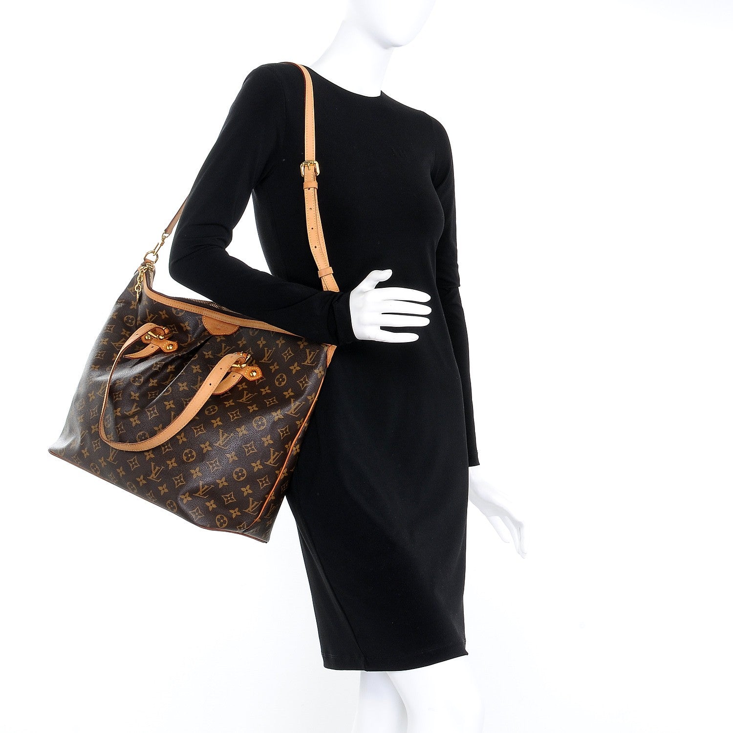 Louis Vuitton Monogram Palermo GM 2 of 21