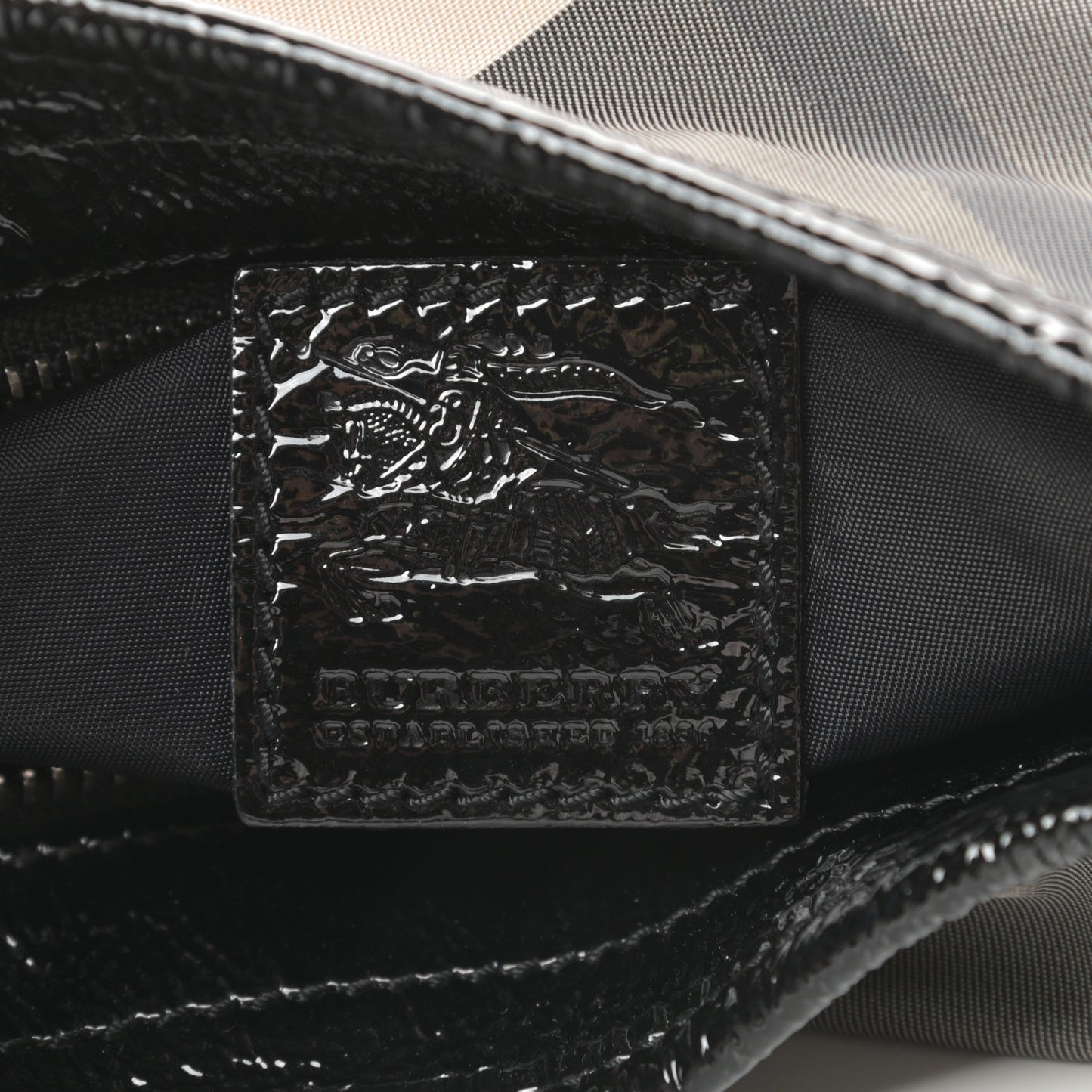 Beat Check Small Brooklyn Hobo Black