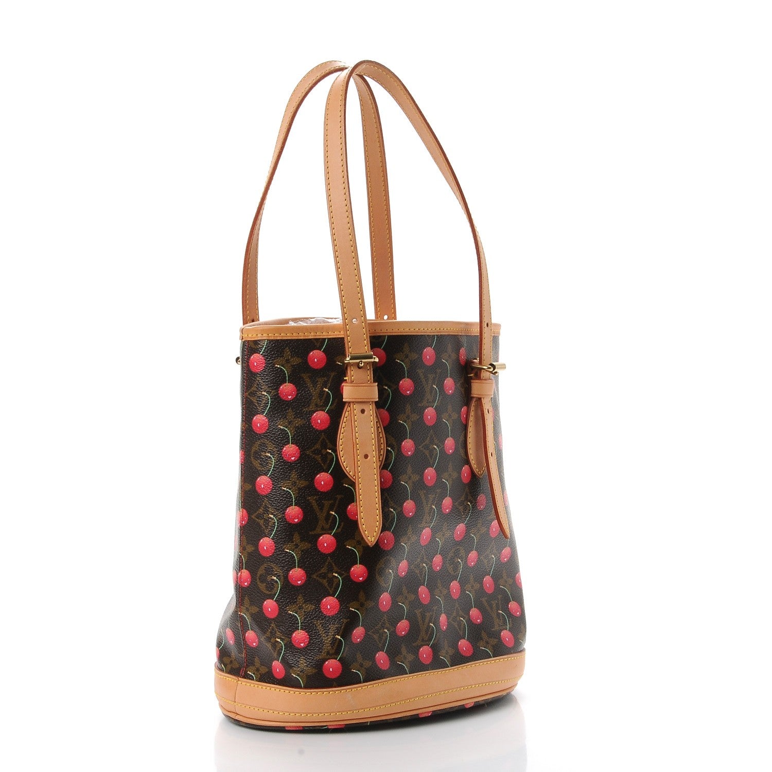 Louis Vuitton Monogram Cerises Bucket Bag 4 of 10