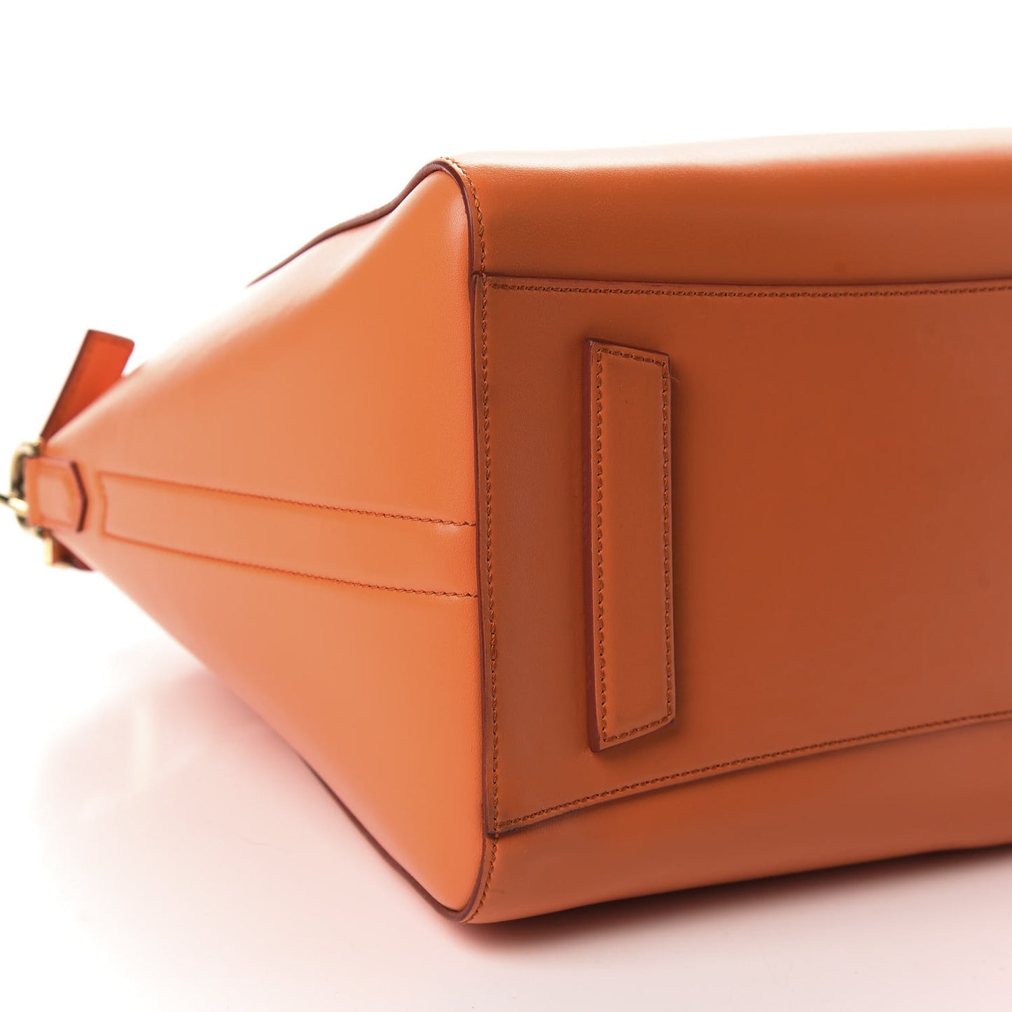 Shiny Lord Calfskin Medium Antigona Orange