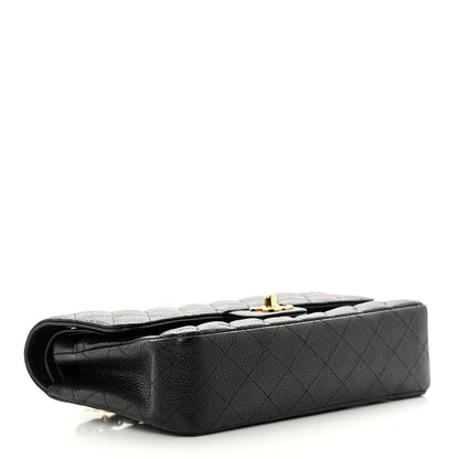 Chanel Caviar Quilted Medium Double Flap Black 4 of 16