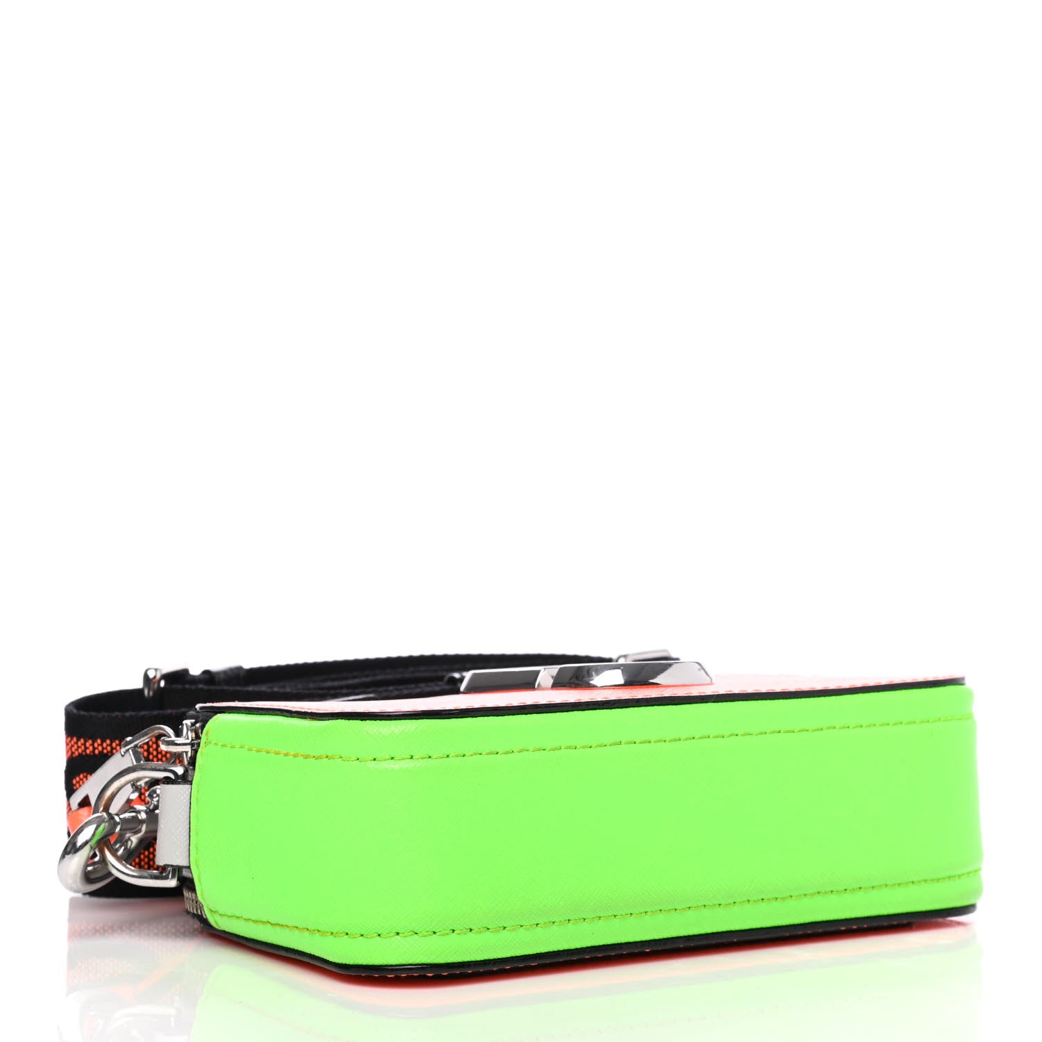 Marc Jacobs Saffiano Small Fluoro Snapshot Camera Bag Neon Orange 3 of 4