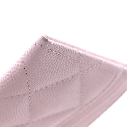 Chanel Caviar Quilted Card Holder Light Pink 9 of 11