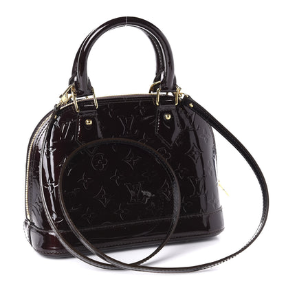 Louis Vuitton Vernis Alma BB Amarante 4 of 10