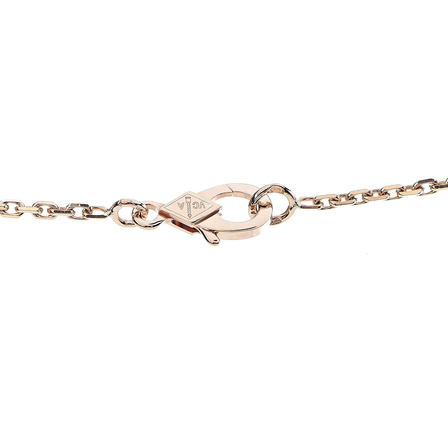 Van Cleef & Arpels 18K Yellow Gold Diamond Large Frivole Pendant Necklace 7 of 7
