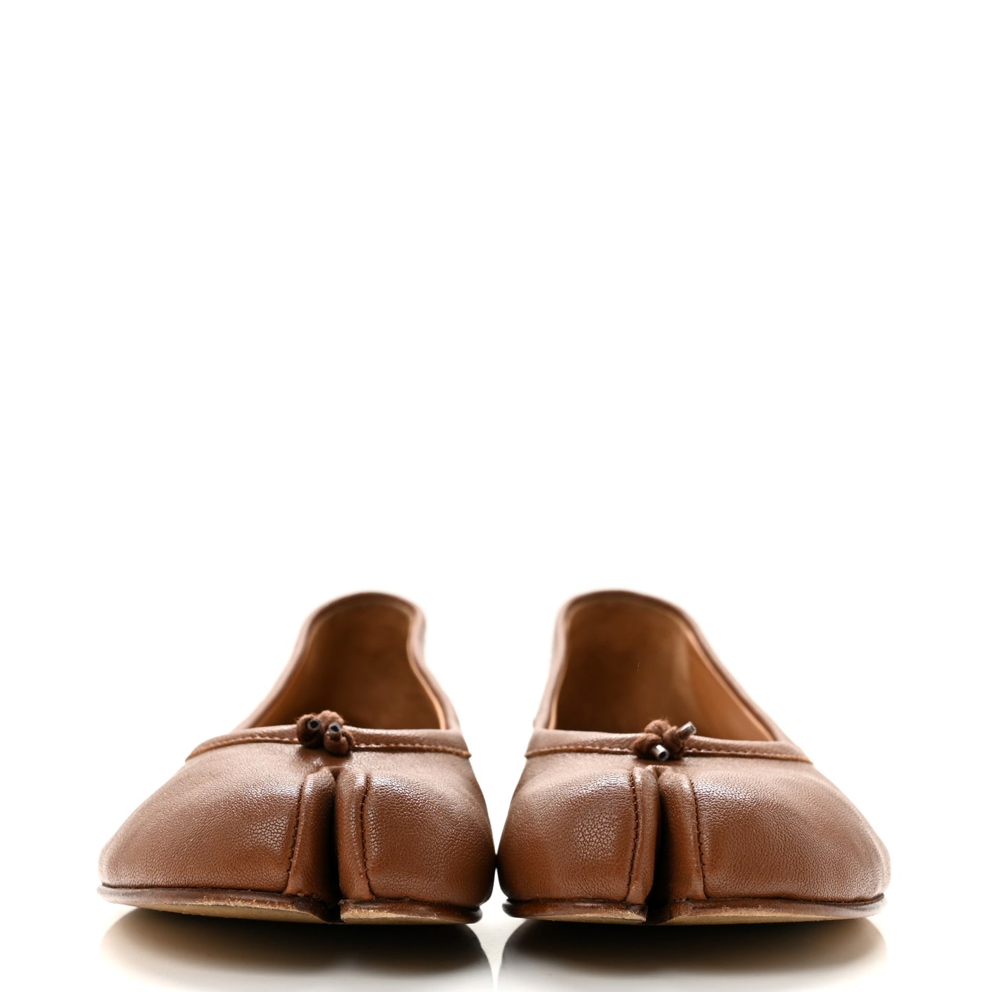 Nappa Tabi Ballet Flats 37 Tabac