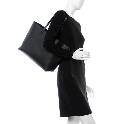 Saint Laurent Calfskin Large Shopping Tote Black 2 of 8